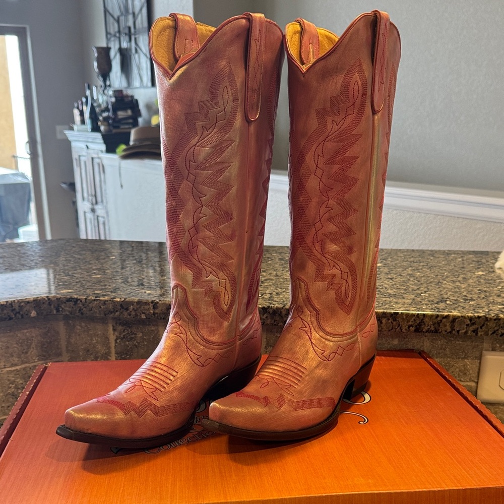 Old Gringo Pink Western Boots